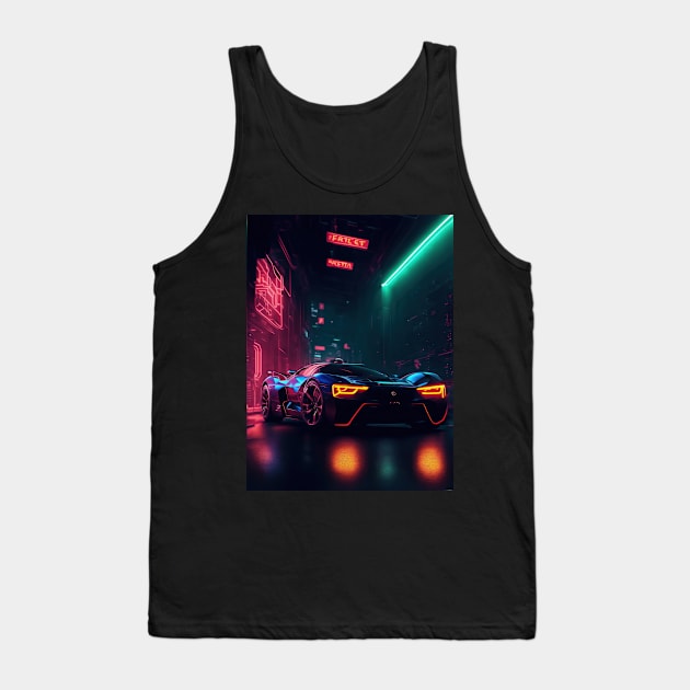 Underground Velocity Sports Car Tank Top by star trek fanart and more